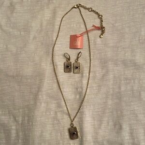 NEW w/ Tags Cabi Dear Diary Necklace #2197 & earring #2198 set
